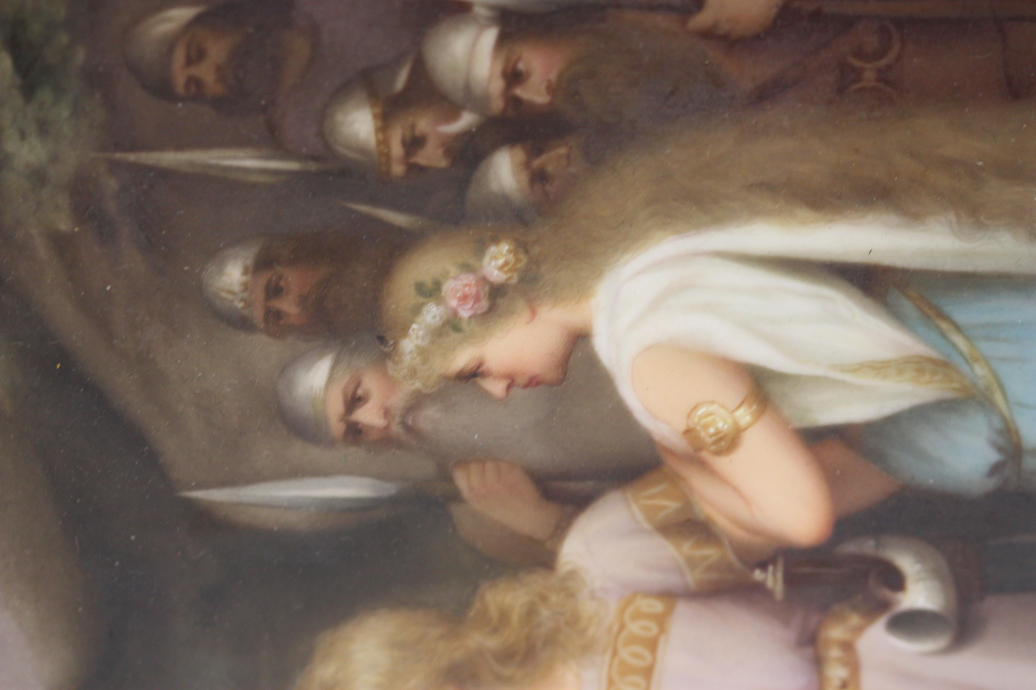 Berlin (K.P.M.) Porcelain Plaque, circa 1890 For Sale 6