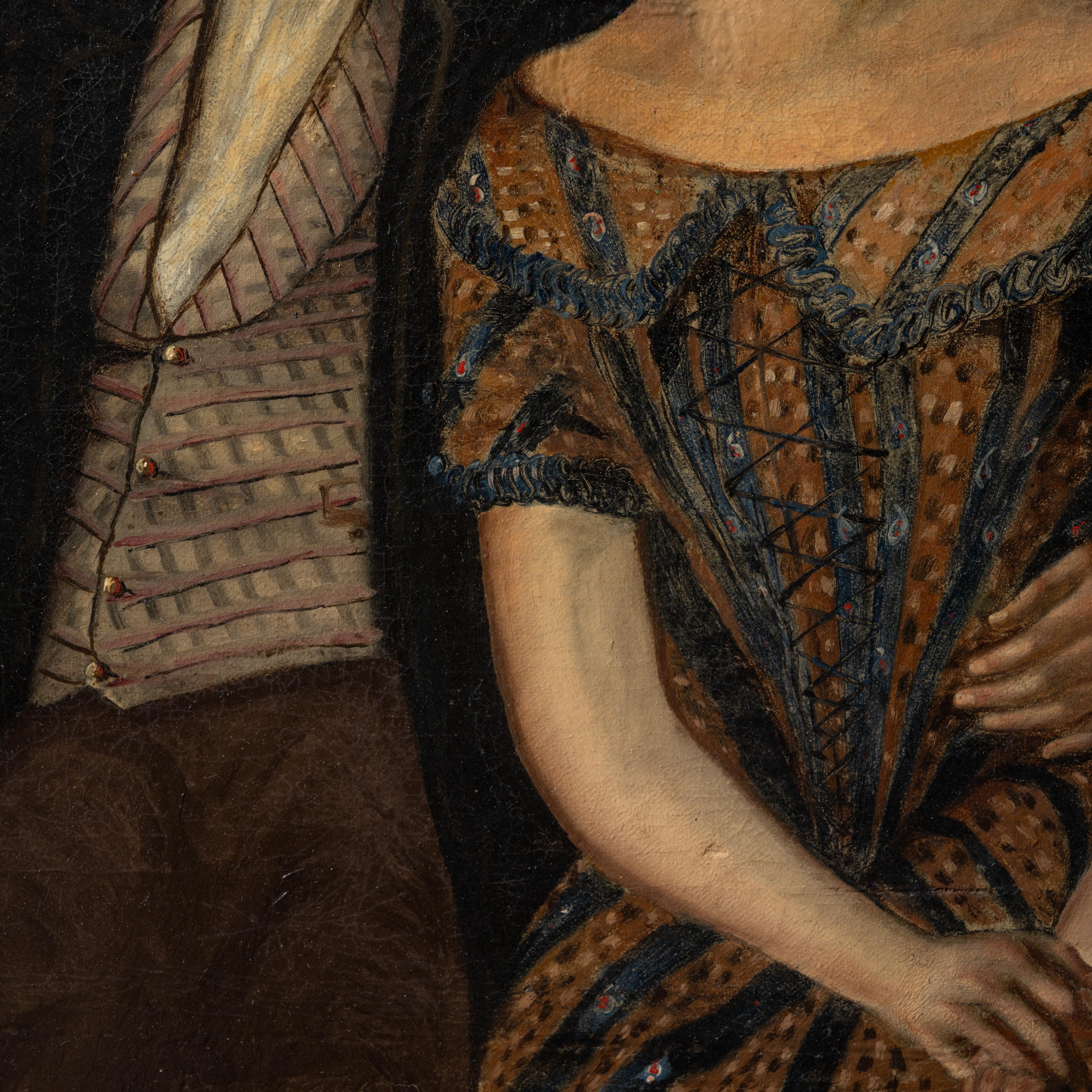 A Biedermeier Portrait Of Children by Robert Schwedler, 1845 in vendita 6