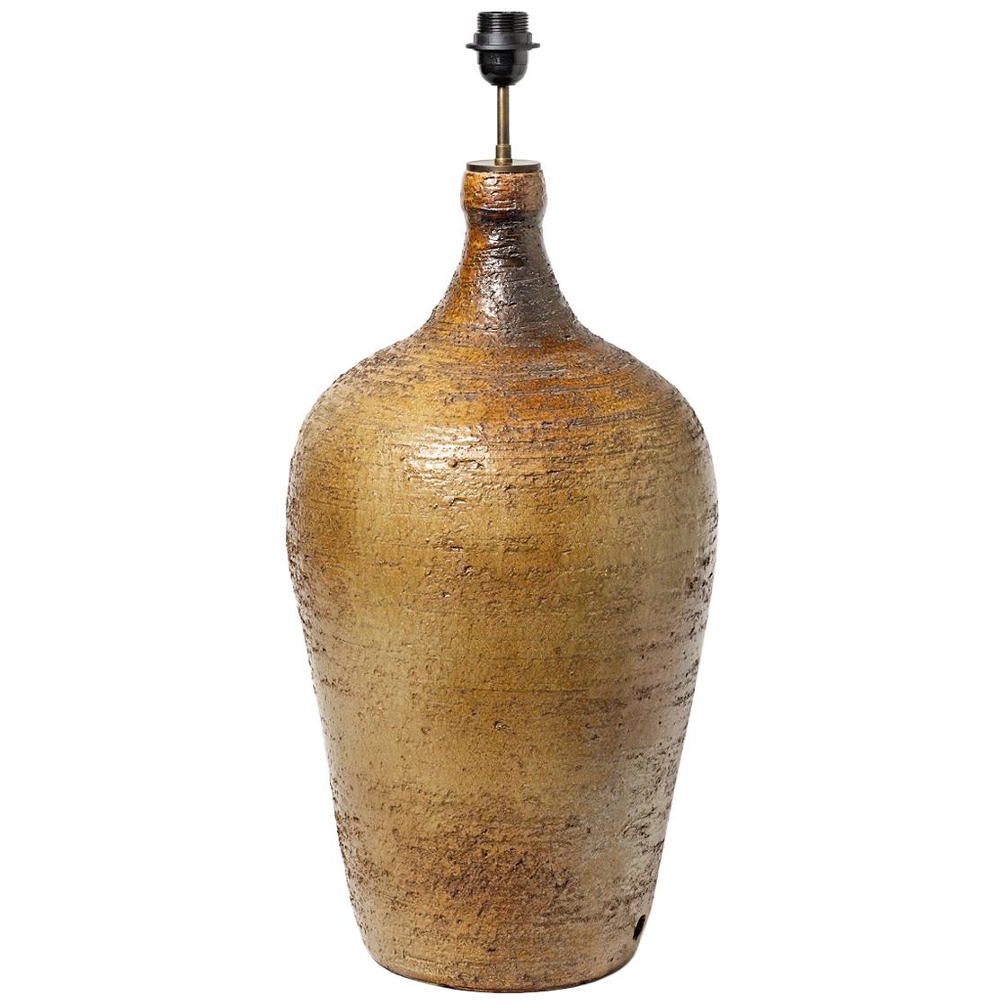 Grande lampe en céramique signée Sesam, à Vallauris, vers 1960-1970 en vente