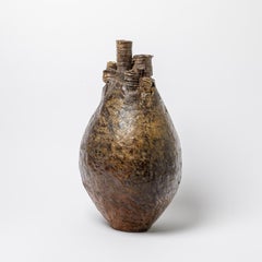 Big Ceramic Sculpture by Joelle Deroubaix to La Borne, circa 1960-1970