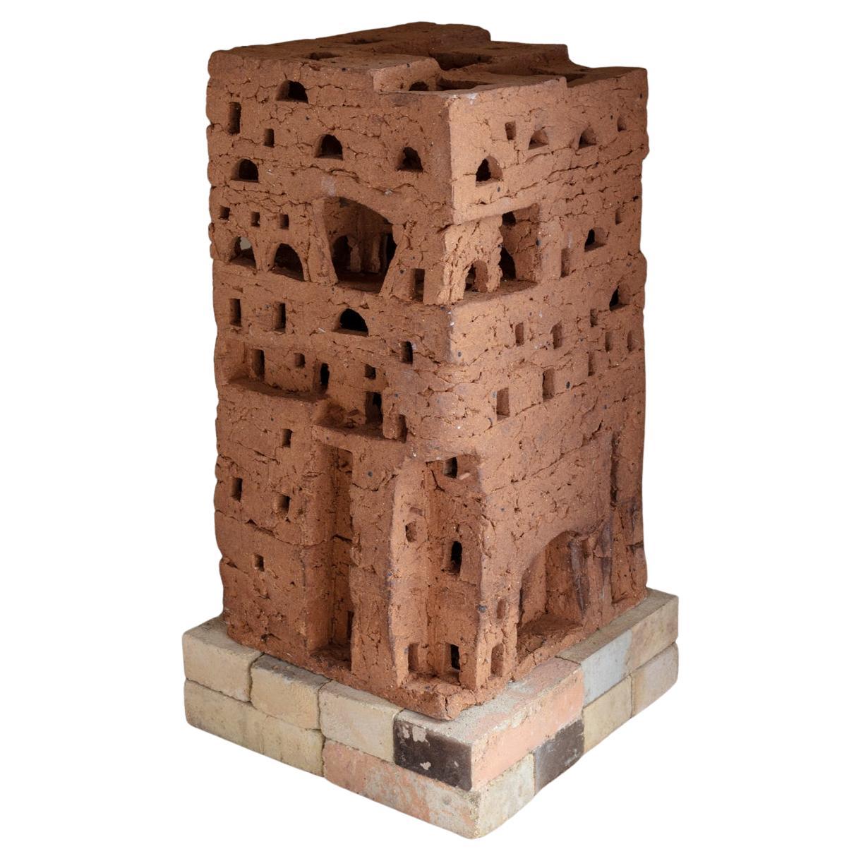 Grande scultura in ceramica di Pierre Baey, 1990 circa