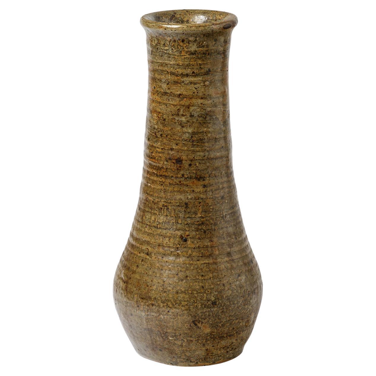Big Ceramic Vase by Alexandre Foucher to La Borne, circa 1970
