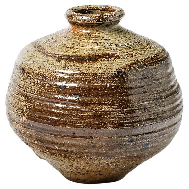 Big Ceramic Vase by Jean Linard to La Borne, Circa 1964