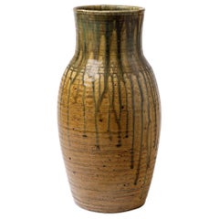 Big Ceramic Vase by Lucien Arnaud, to Saint Amand-en-puisaye, circa 1920