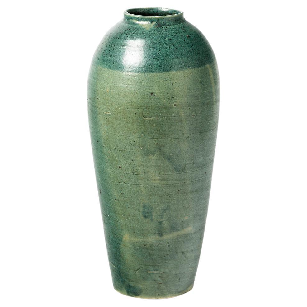 Grand vase en céramique par Lucien Arnaud, à Saint Amand-en-Puisaye, vers 1920 en vente