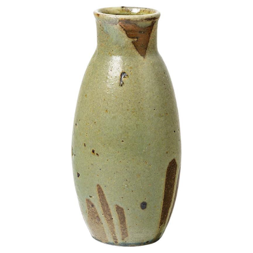 Big Ceramic Vase by Lucien Arnaud, to Saint- Amand-en-Puisaye, circa 1920 For Sale