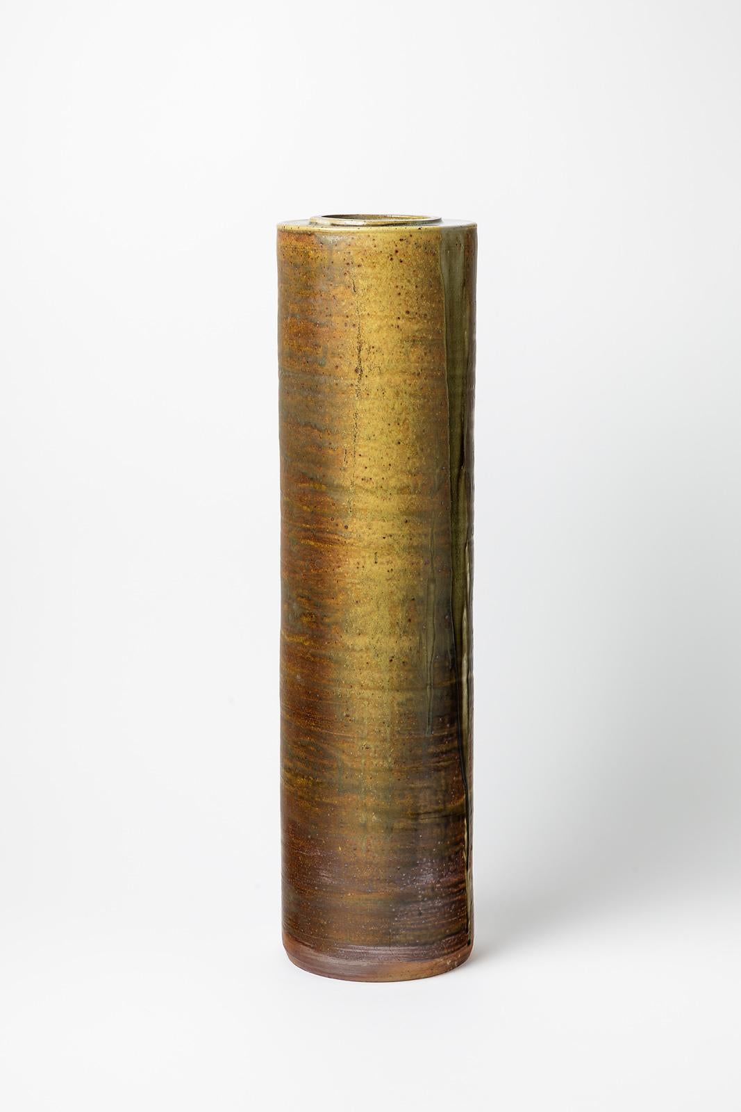 Francese Grande vaso in ceramica di Robert Heraud, 1970-1980 circa in vendita