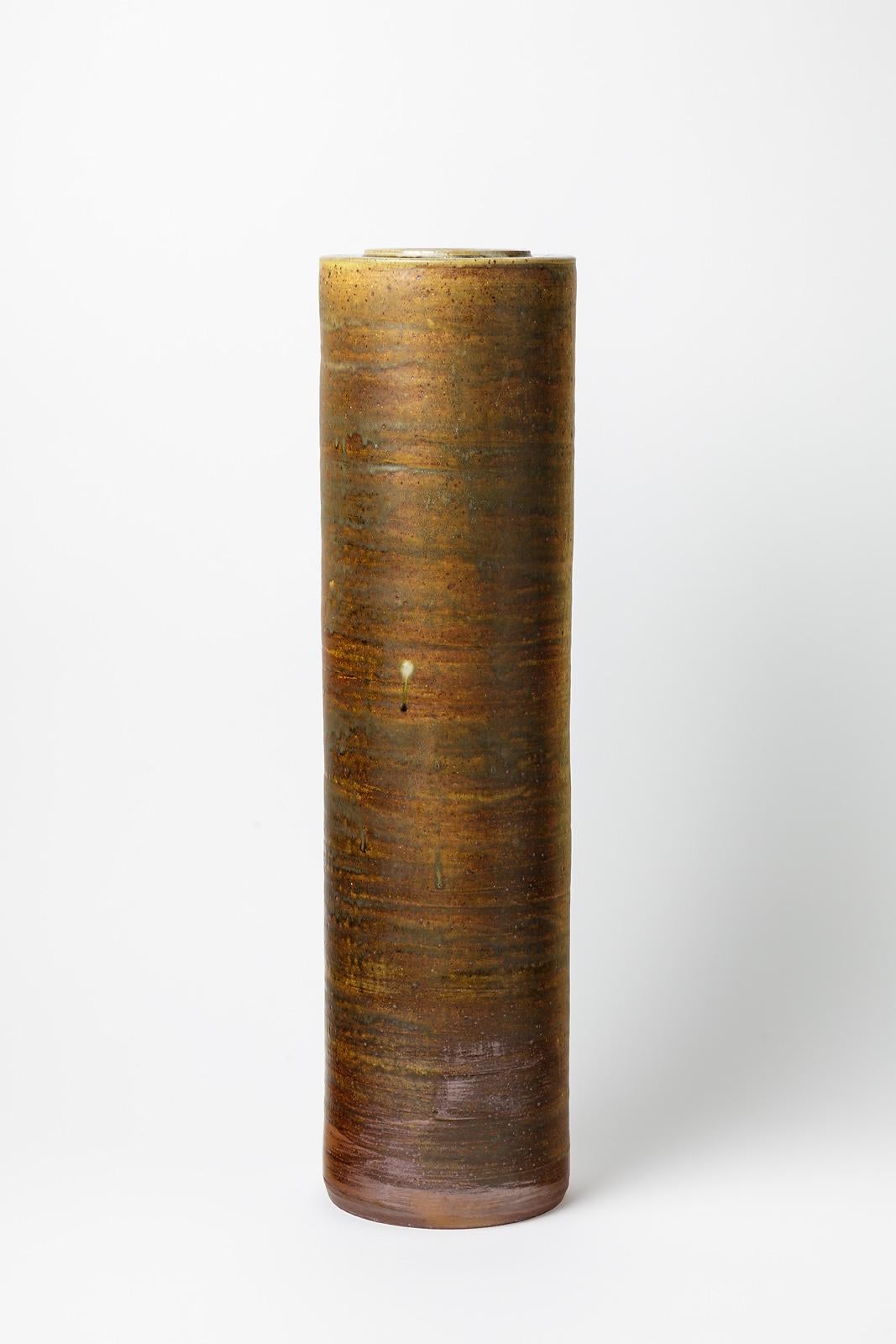 Grande vaso in ceramica di Robert Heraud, 1970-1980 circa In condizioni ottime in vendita a Saint-Ouen, FR