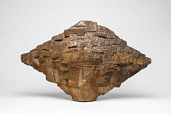 Grande sculpture en grès attribuée à Bonhert- Schlichenmaier, La Borne, 1970