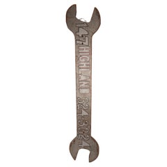 Big Wooden Wrench, a Trade Sign, USA 1930