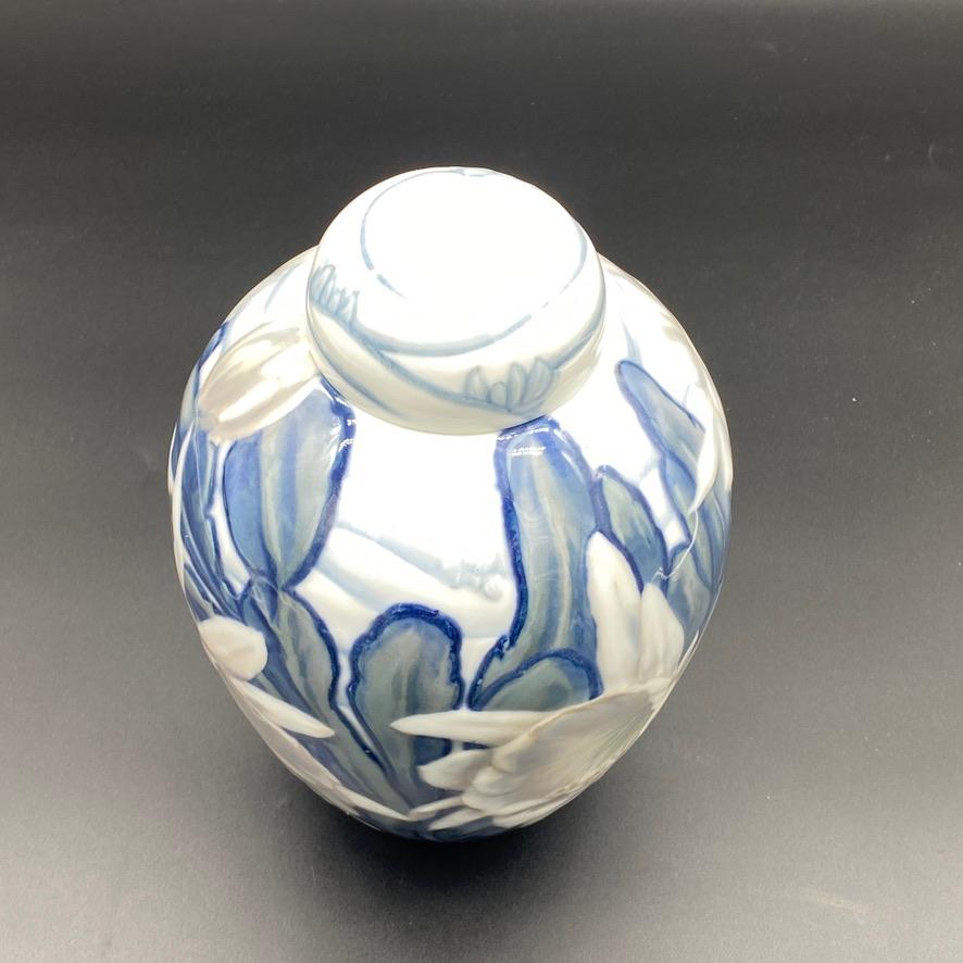 Porcelain A Bing and Grudhal Art Deco porcelain Vase 