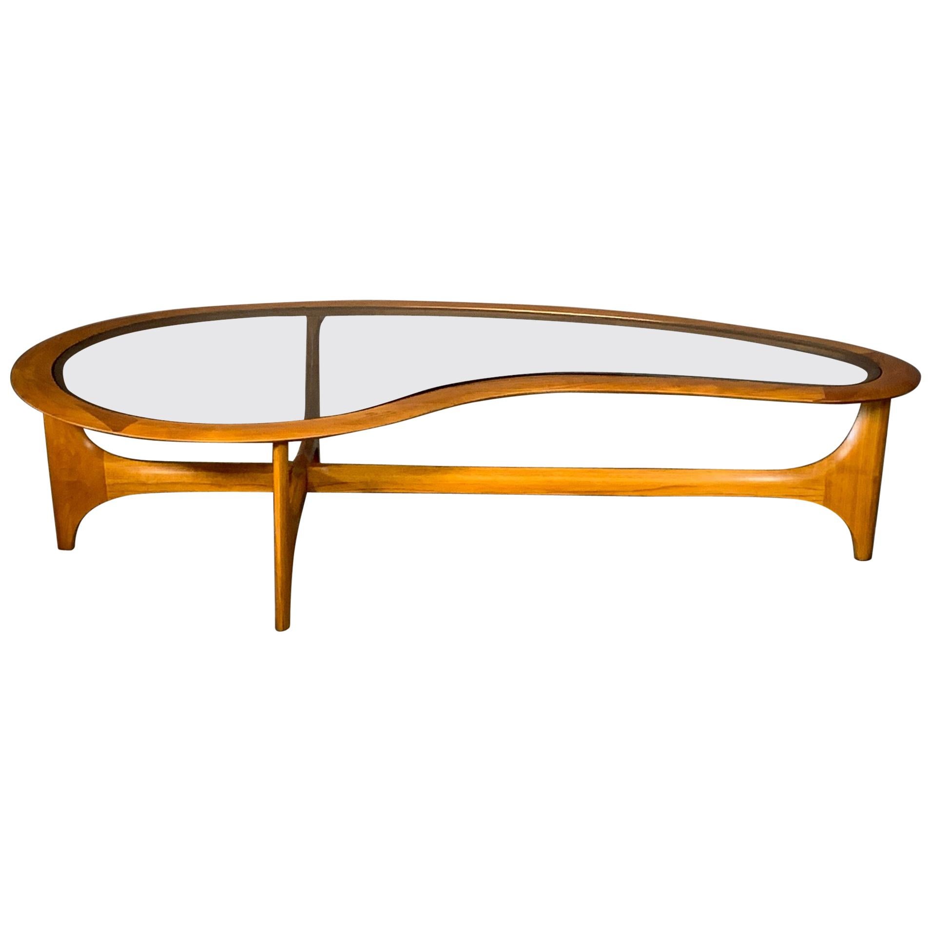 Biomorphic Coffee Table by Lane