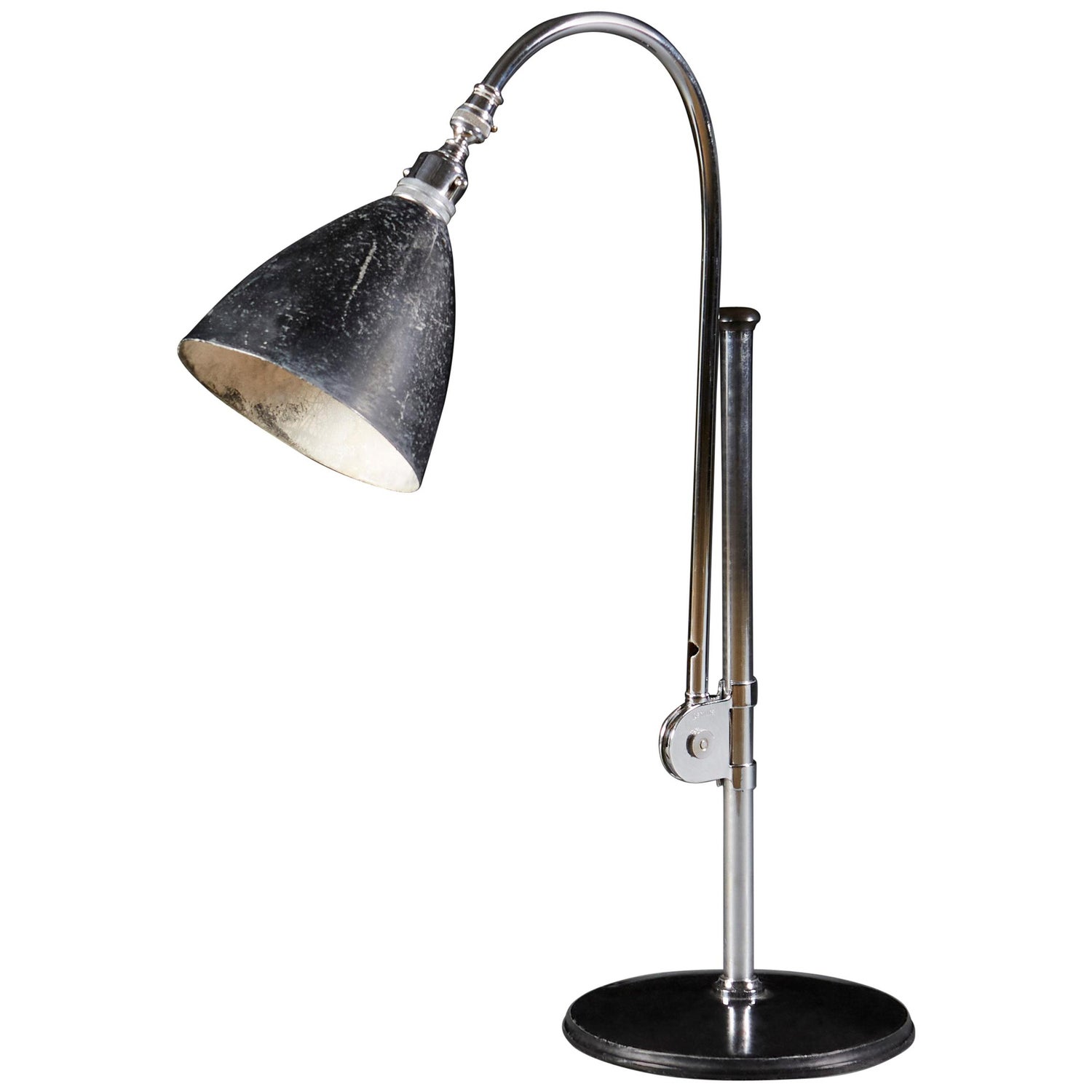 Robert Dudley Bestlite BL4 Floor Lamp, Black Brass and White For Sale at  1stDibs