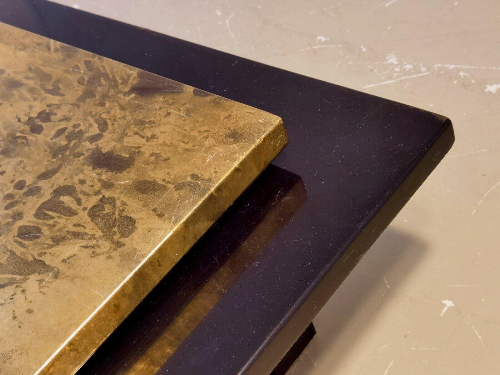 Lackiertes COFFEE-TABLE im japanischen Stil von ROCHE & BOBOIS ALDO TURA, Frankreich 1970 im Angebot 1