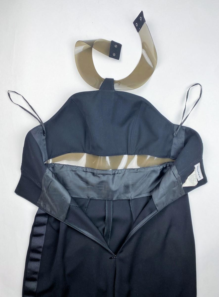 A black Evening Jumpsuit by Thierry Mugler Circa 1995 For Sale 11