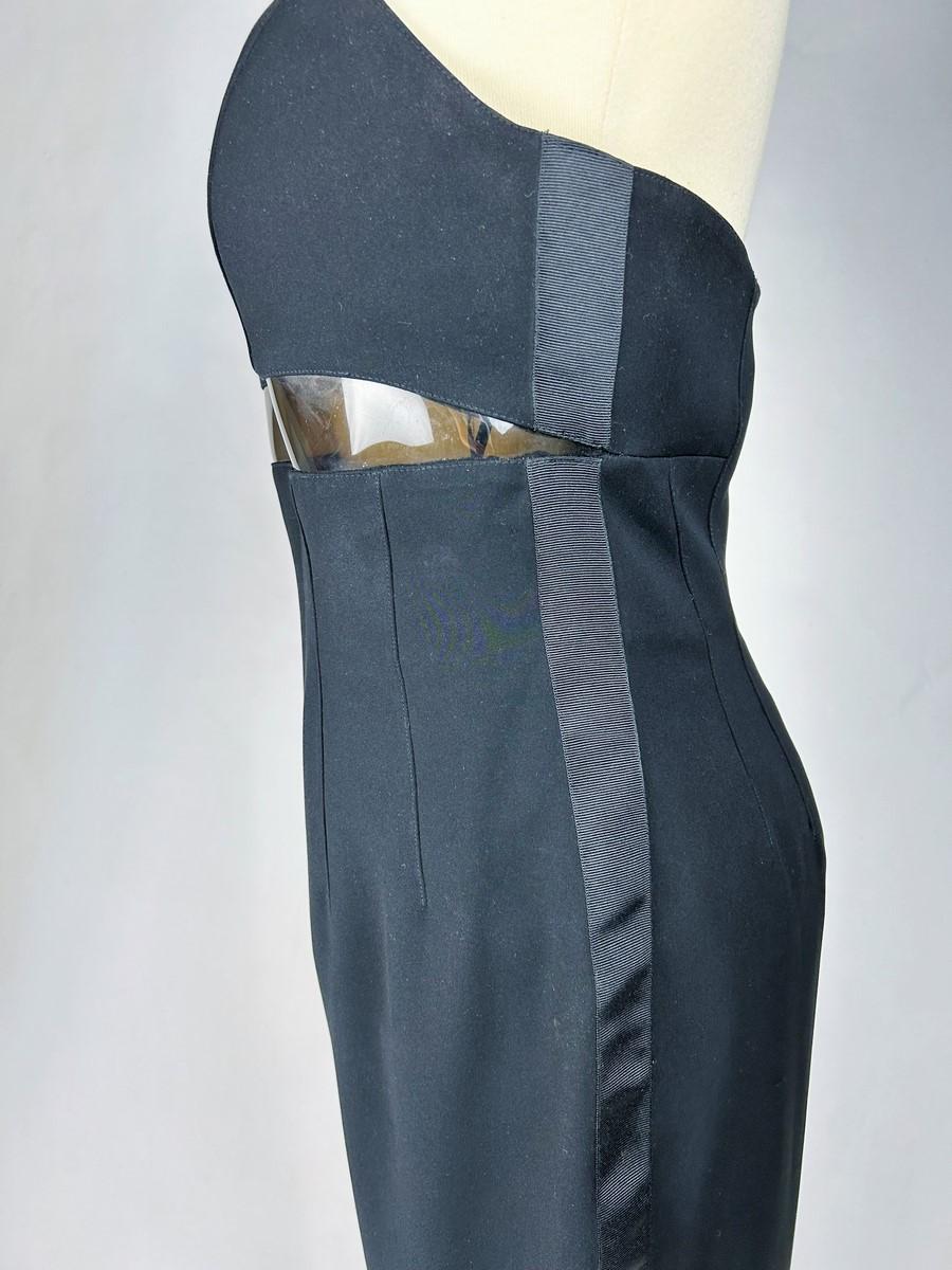 A black Evening Jumpsuit by Thierry Mugler Circa 1995 For Sale 3