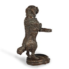 A Black Forest lindenwood mountain dog stick stand