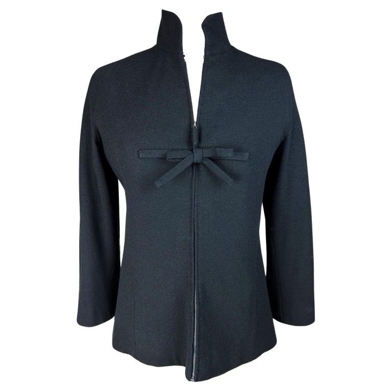 Una giacca kimono nera di Pierre Balmain Haute Couture 111036