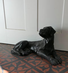 A Black Labrador Puppy, Door Stop  A charming piece for all dog lovers