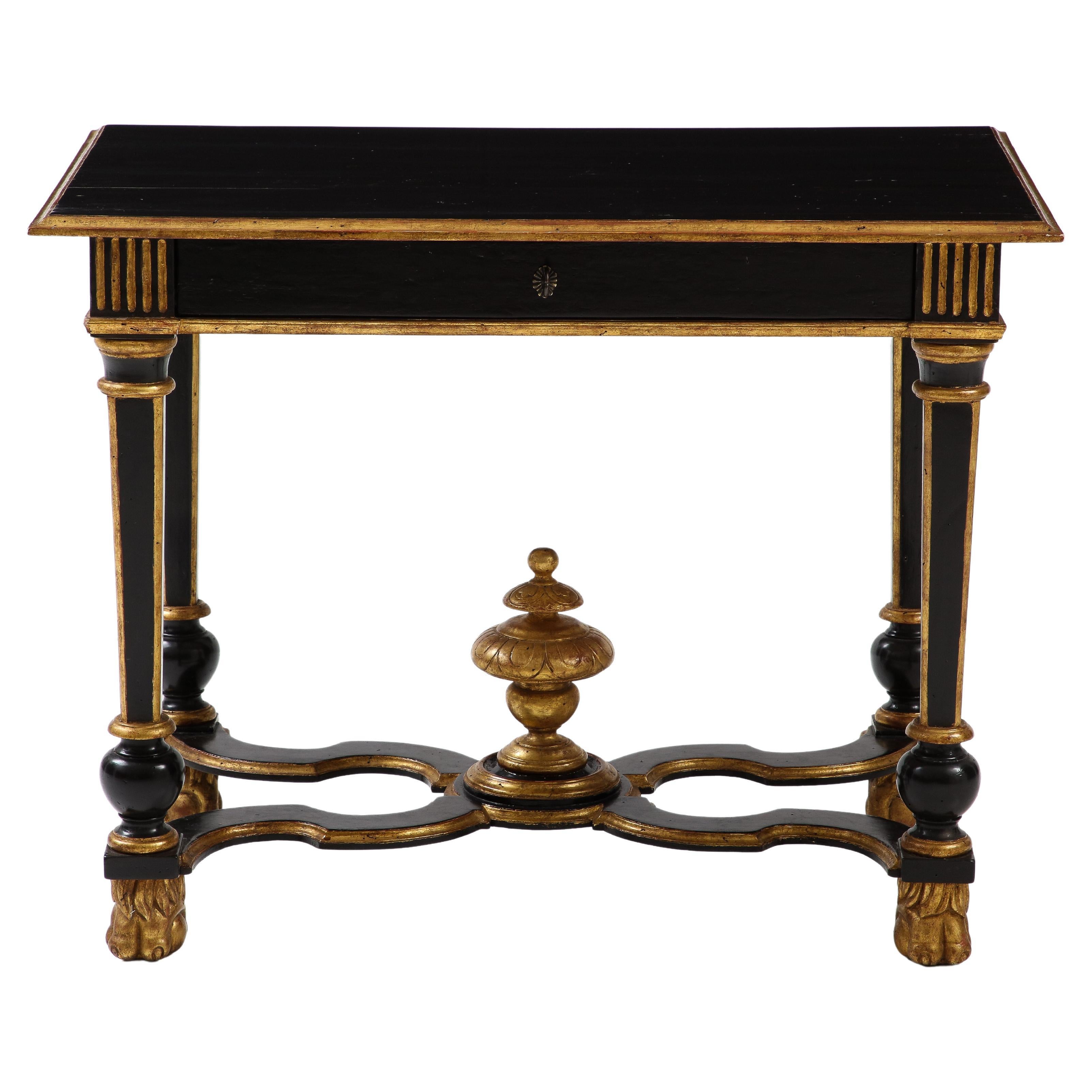 Mesa Lacada en Negro y Madera de Giltwood