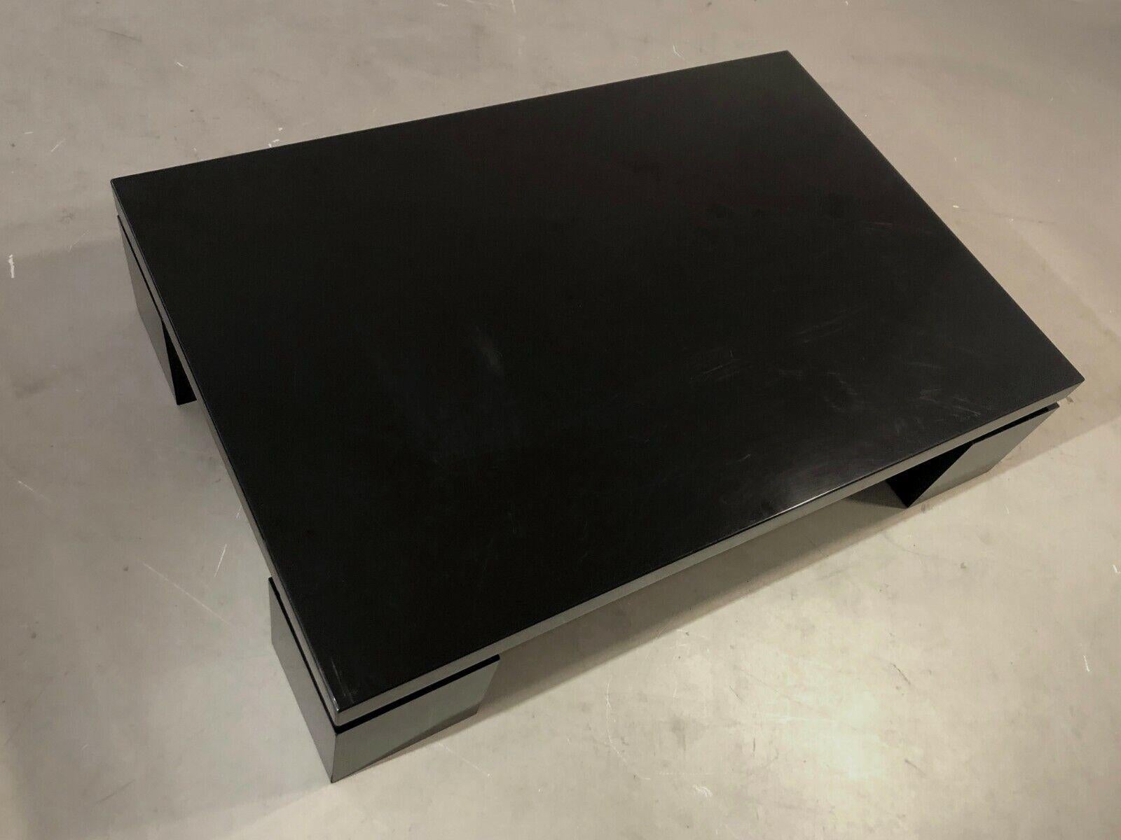 Late 20th Century A POST-MODERN Lacquered COFFEE TABLE by WILLY RIZZO, ed. CIDUE, Italy, 1970 For Sale
