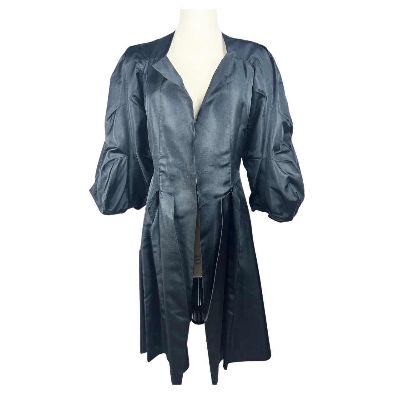 Una giacca da sera in taffetà nero di Agnès-Drecoll Haute Couture - Parigi 1932 circa