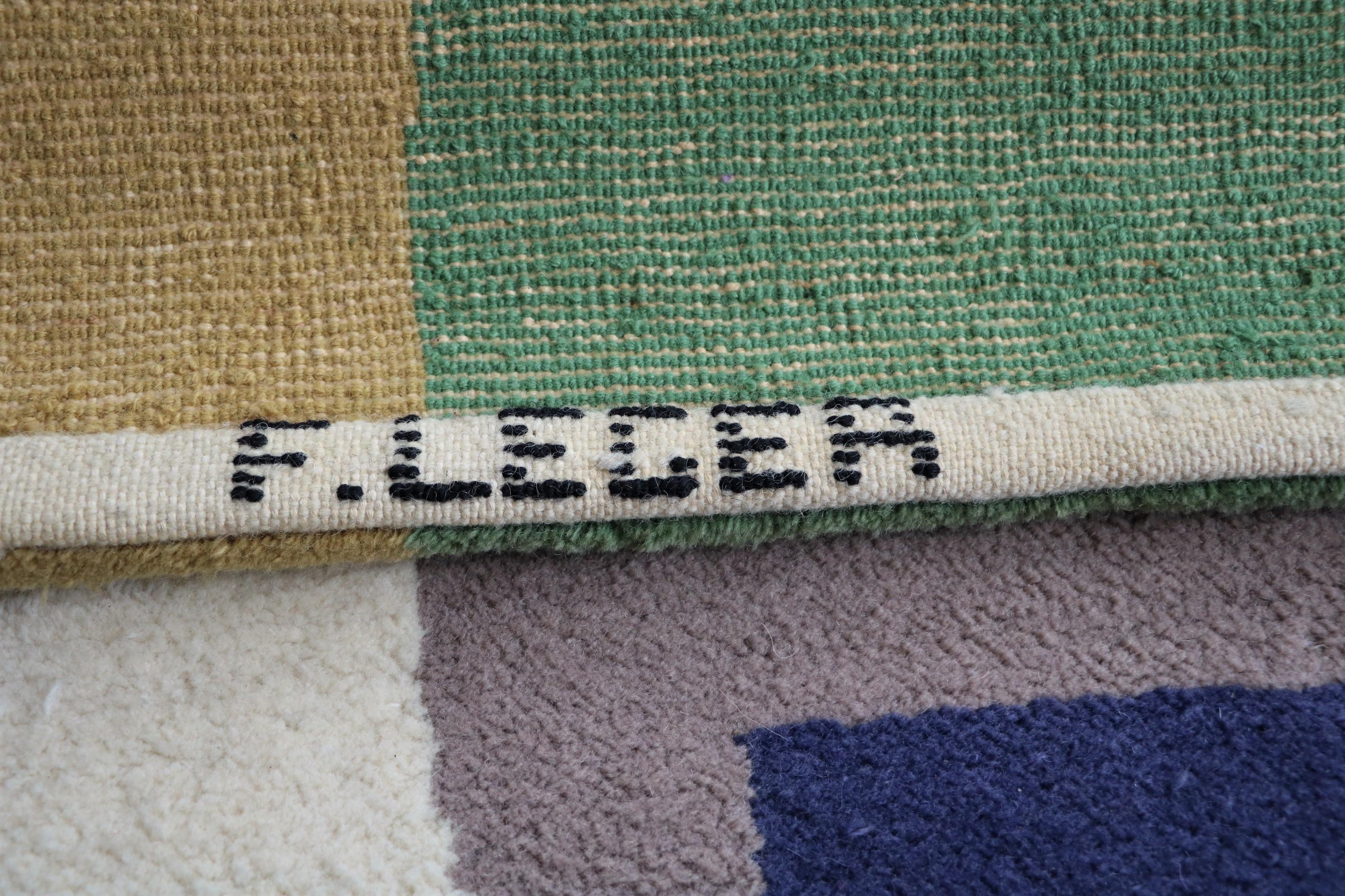 A 'Blanc' Carpet/Tapestry based on a design by Fernand Leger 1927 In Good Condition In Köln, NRW