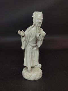 Blanc De Chine Immortal Figure, 19th Century