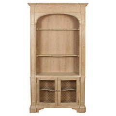 Bleached Mahogany Bookcase by Baker