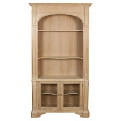 Bleached Mahogany Bookcase by Baker