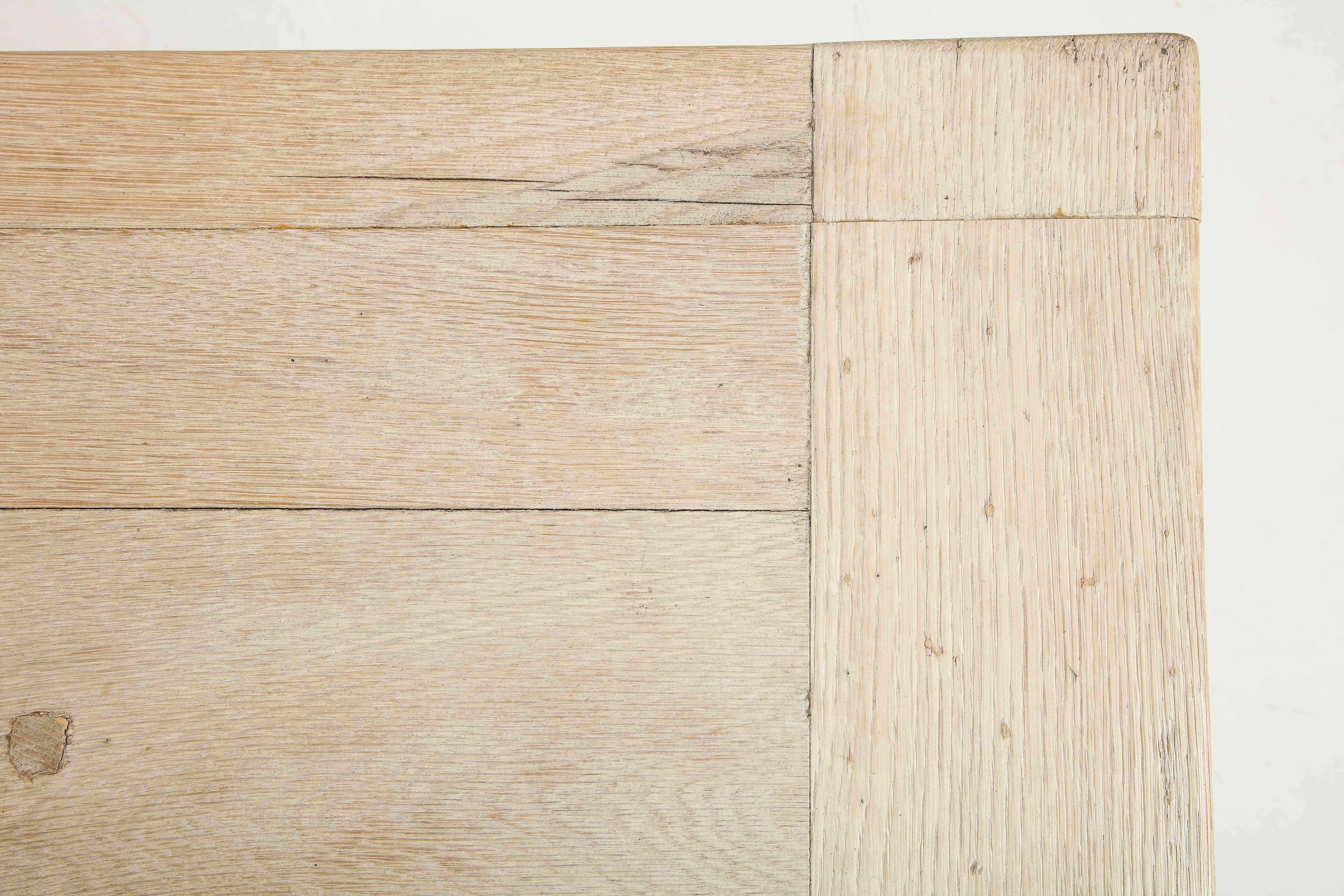 Bleached Oak Trestle Table 13