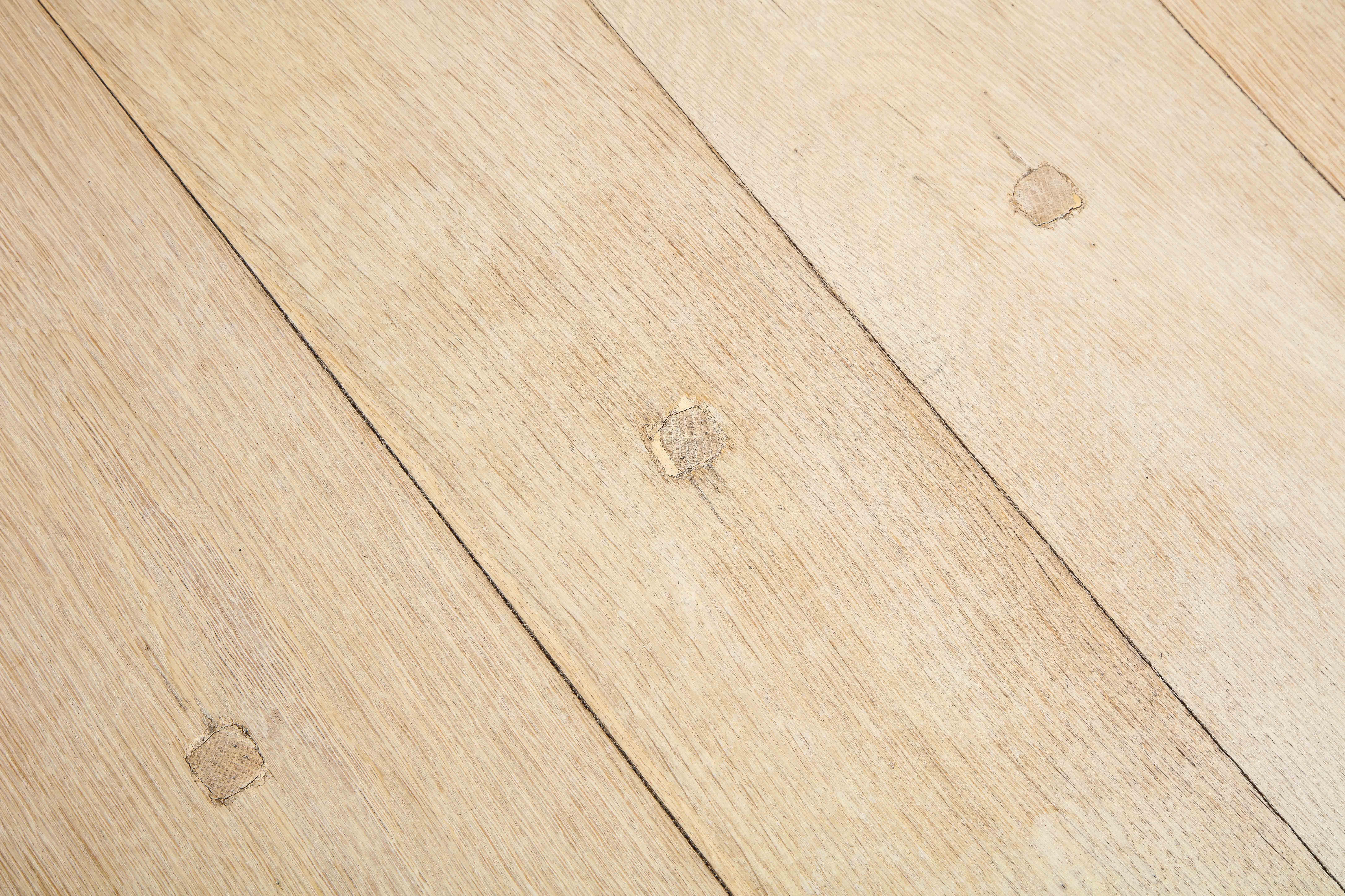 Bleached Oak Trestle Table 14
