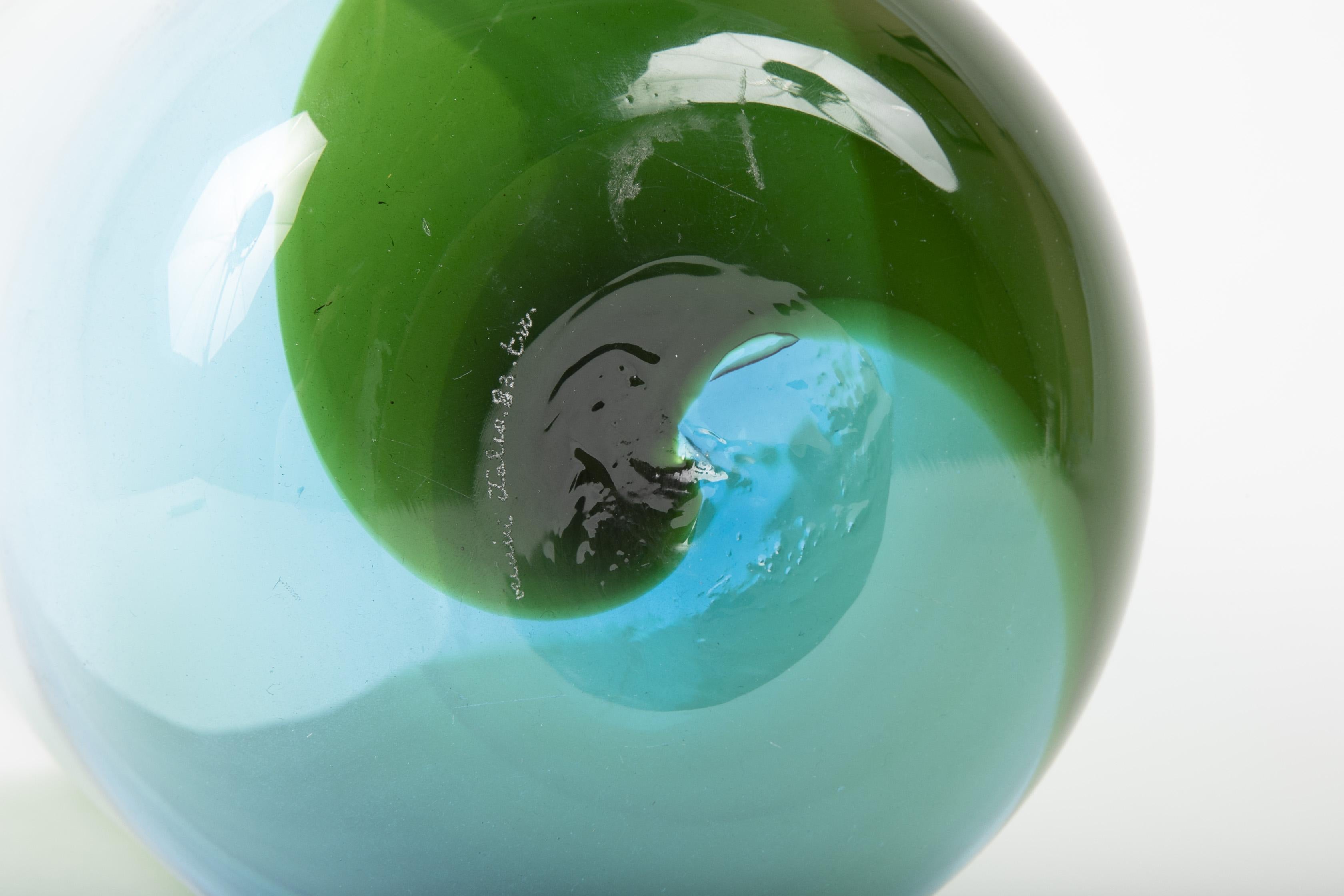 Vaso Coreani in vetro soffiato disegnato da Tapio Wirkkala per Venini In condizioni buone in vendita a Stamford, CT