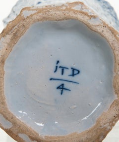 Blue and White Dutch Delft 5-Piece Garniture