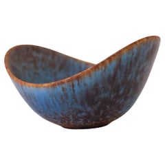 A Blue Ceramic Bowl - Gunnar Nylund - Rörstrand / Rorstrand - Vintage