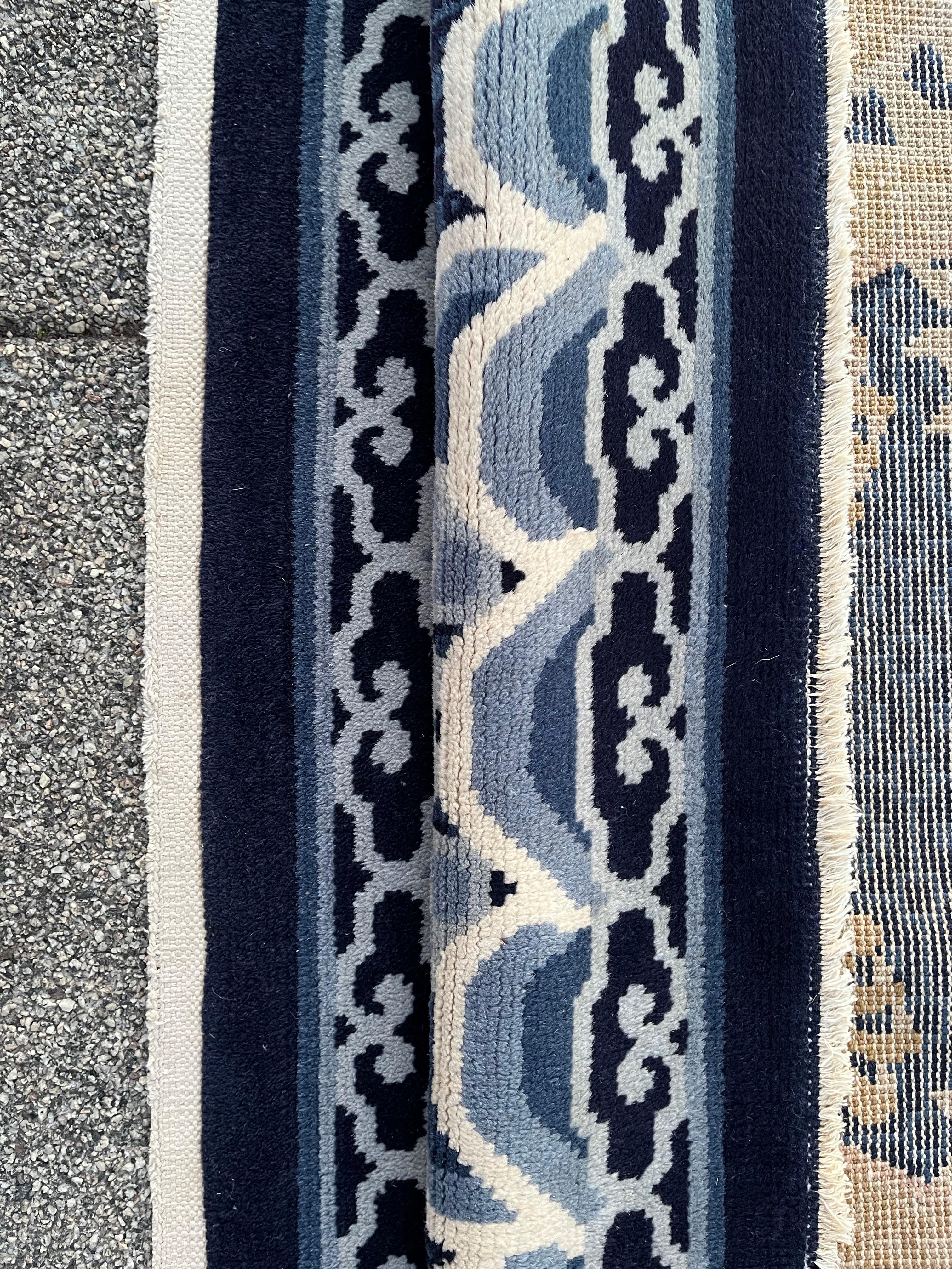 A Blue Ground Wool Carpet, China For Sale 5