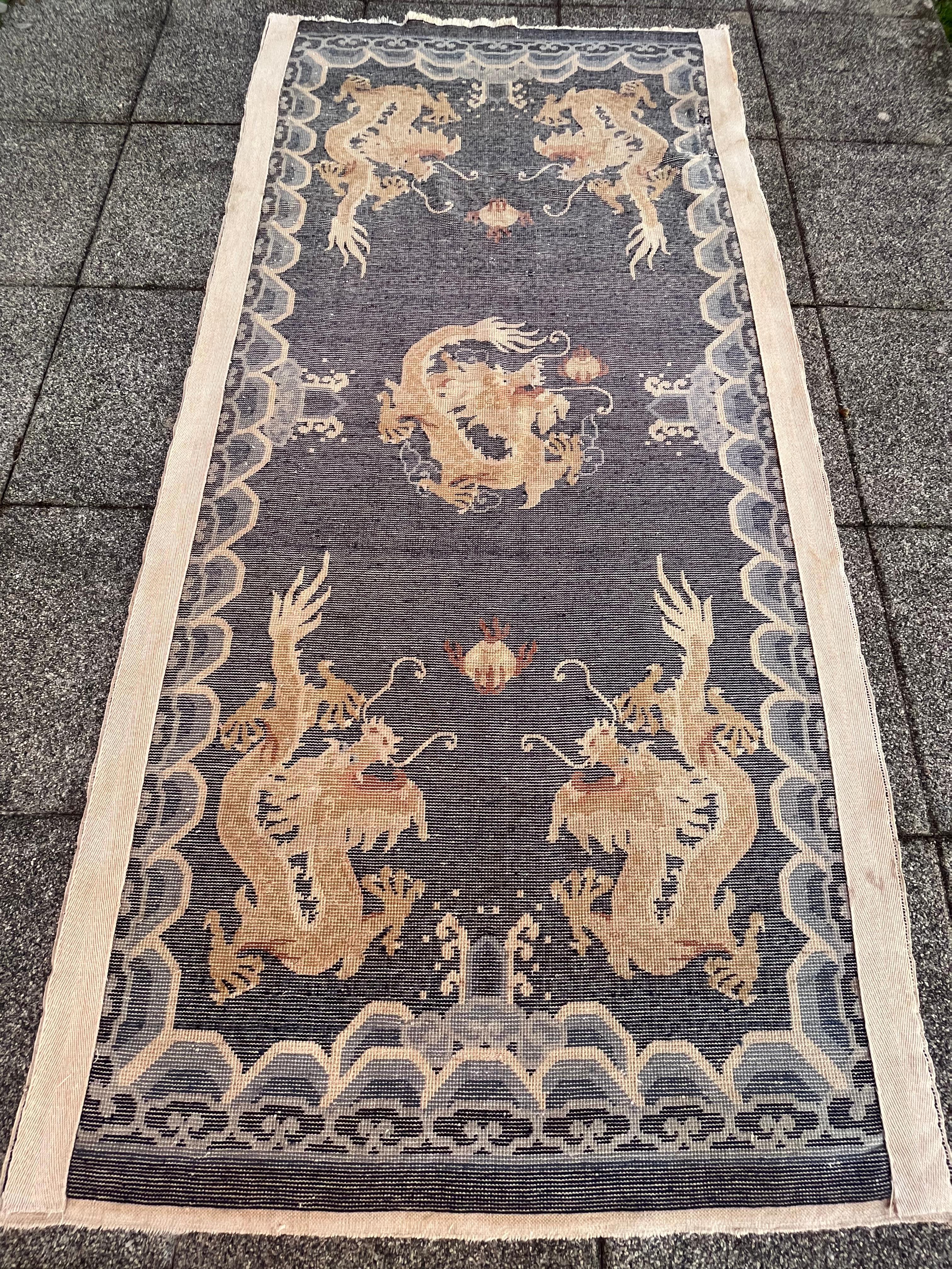 A Blue Ground Wool Carpet, China For Sale 6
