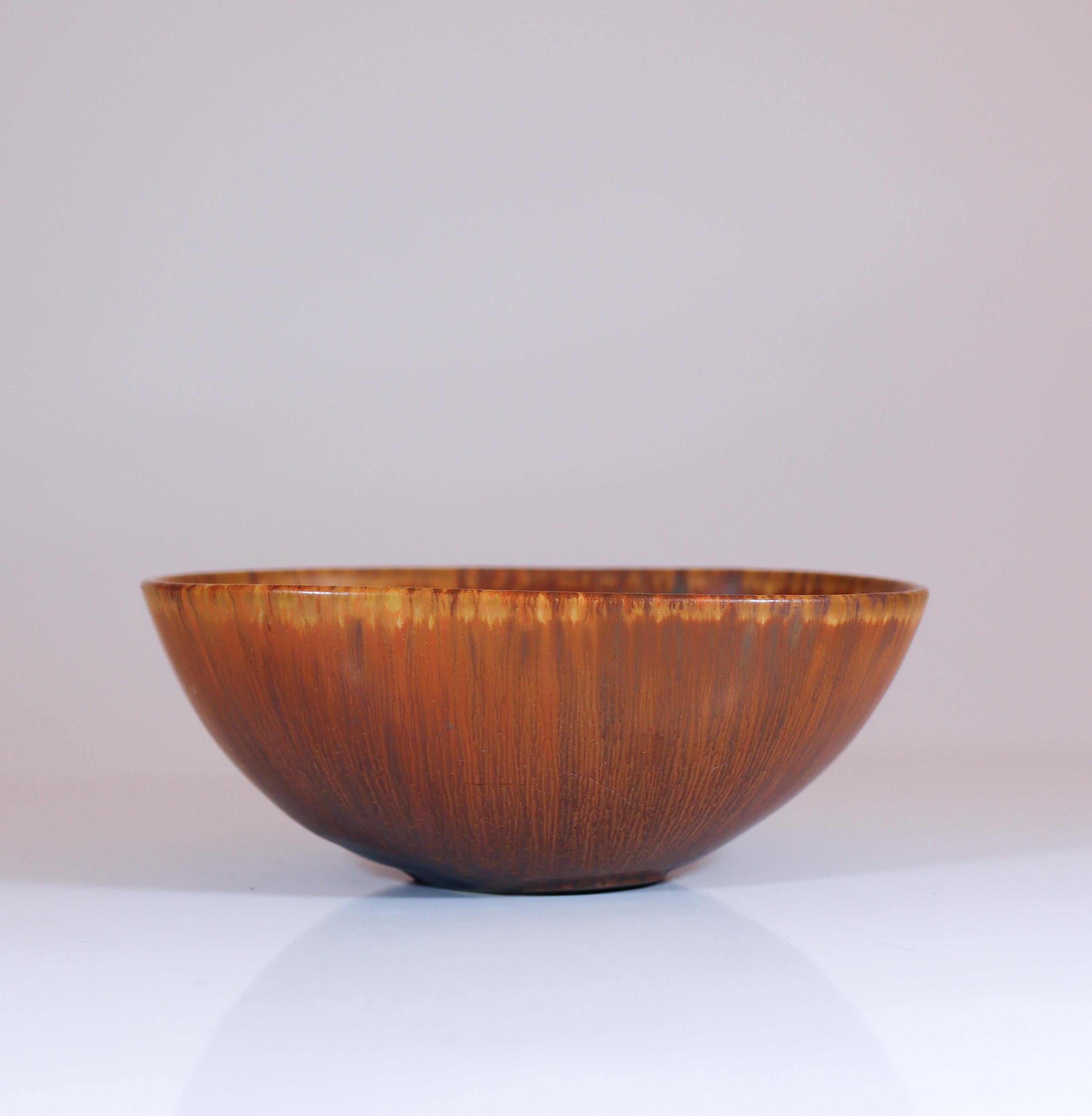 Svedese Ciotola in ceramica blu d'epoca - Gunnar Nylund - Rörstrand Svezia 1950s in vendita