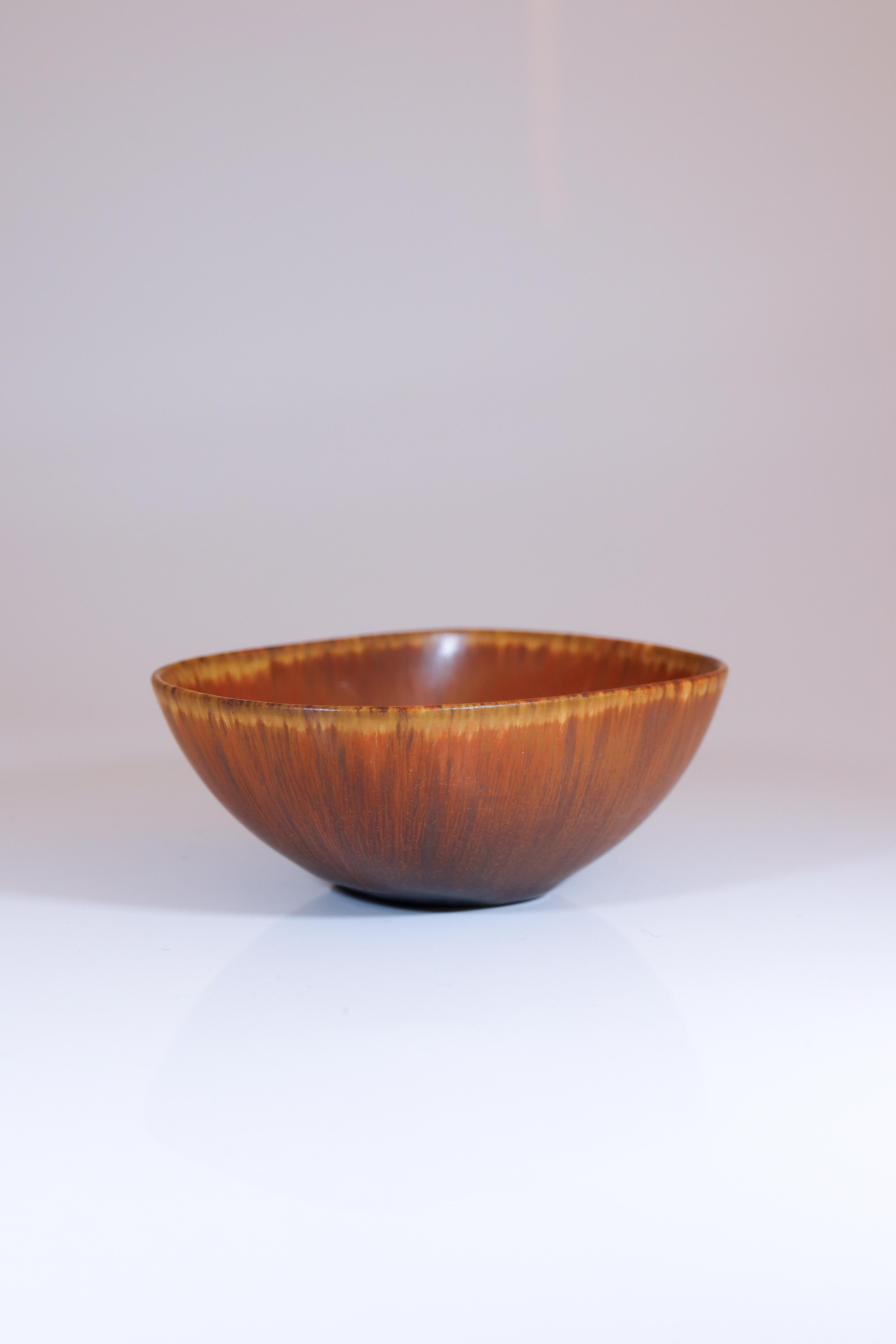 Ciotola in ceramica blu d'epoca - Gunnar Nylund - Rörstrand Svezia 1950s In condizioni buone in vendita a Stockholm, SE
