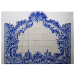 Blue
White Tile Wall Ornament, Exquisite Detail Vintage Blue
White Tile Wall Ornament, Exquisite Detail