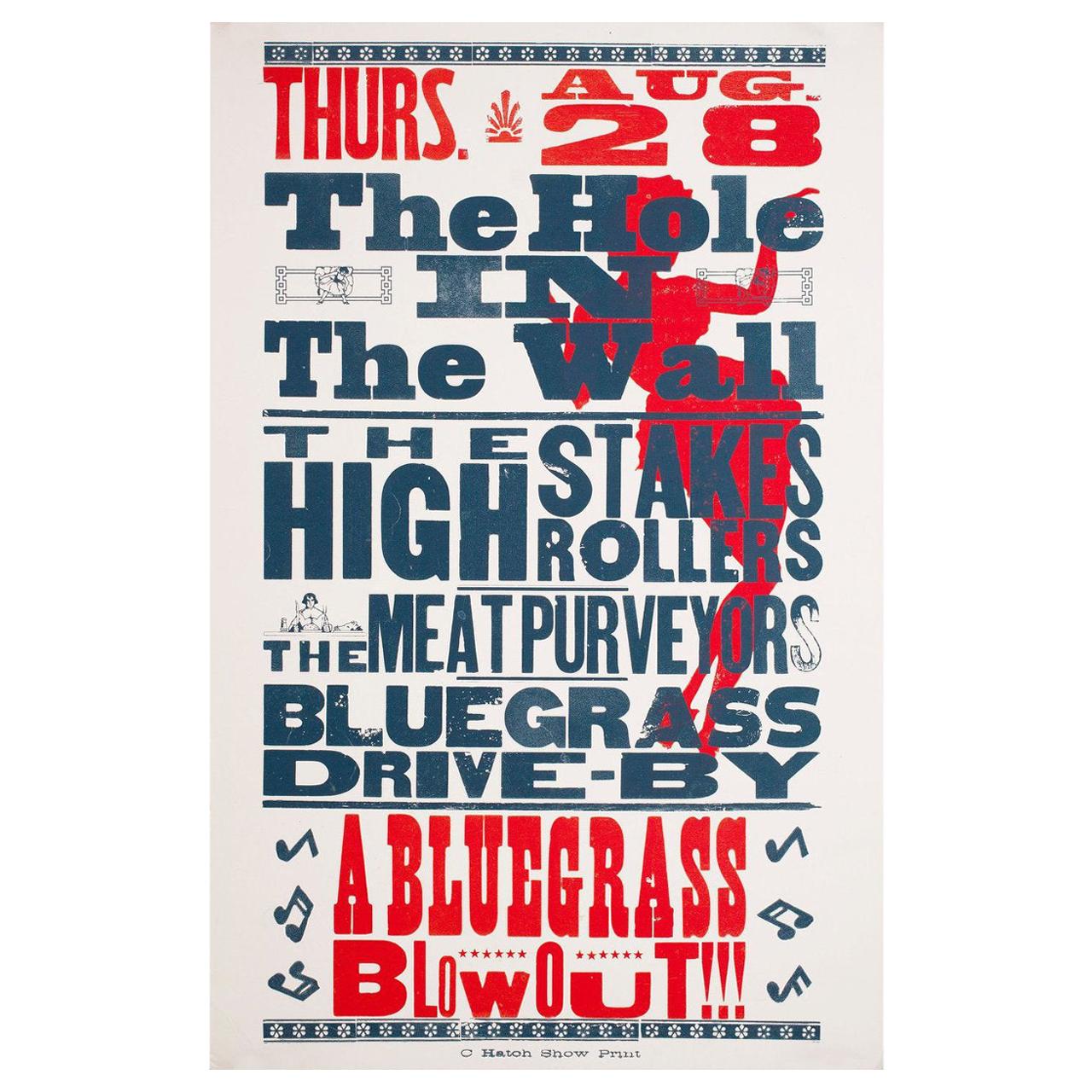 'Bluegrass Blowout!' 1997 U.S. Window Card Film Poster For Sale