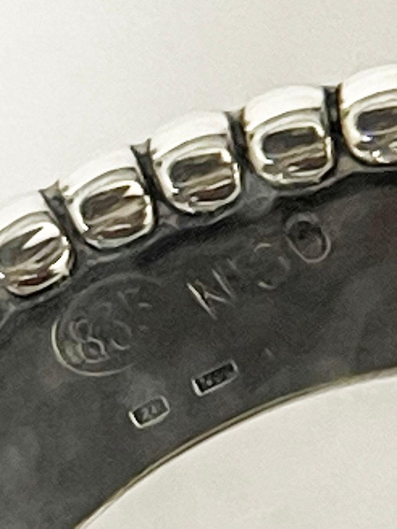 Silberner Brotkorb in Bootsform von N.S. Gotlieb (Niederländisch) im Angebot