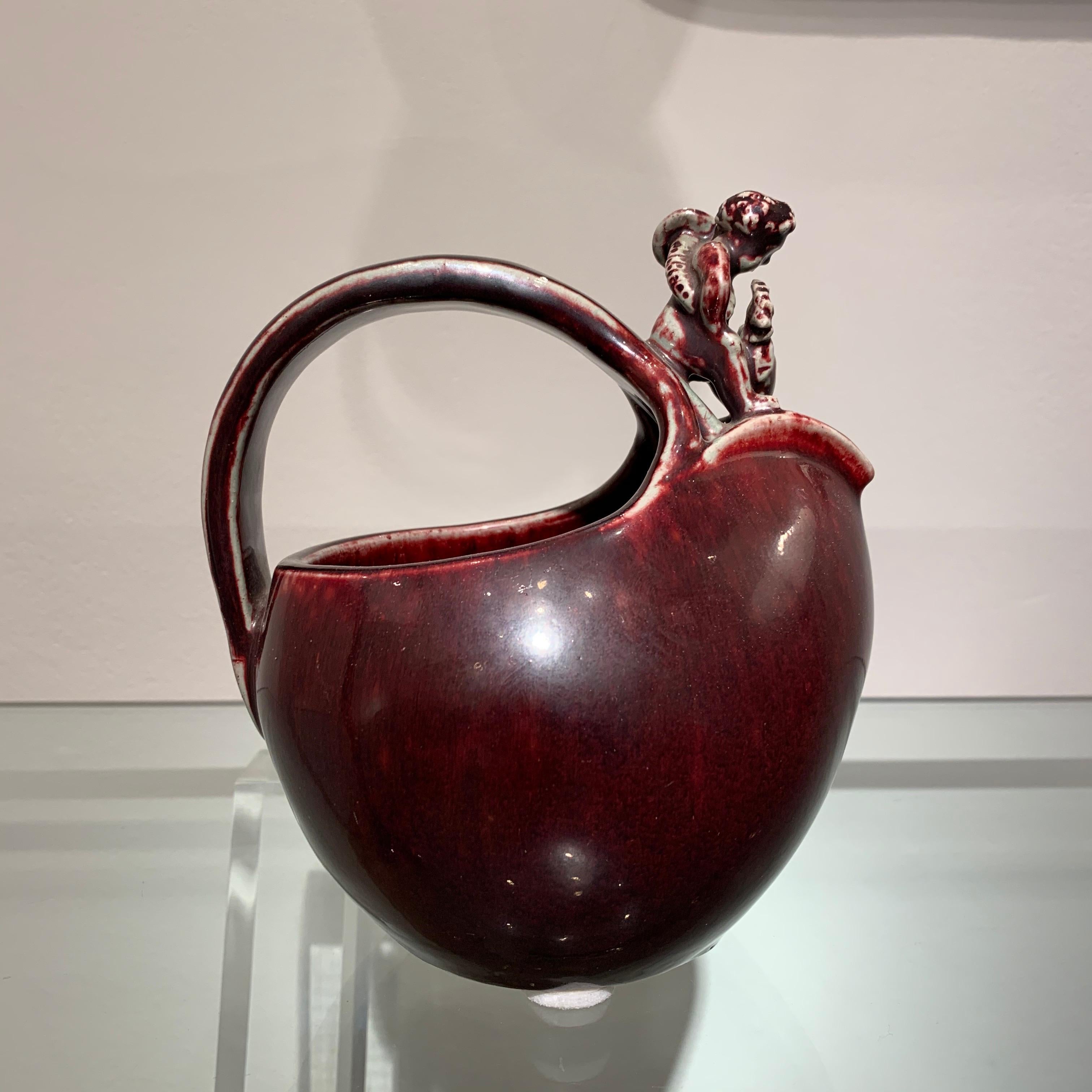 Bode Willumsen Red Glaze Stoneware, 1920s-1930s 1