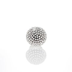 A bold yet refined statement piece, this 18K white gold chain necklace features