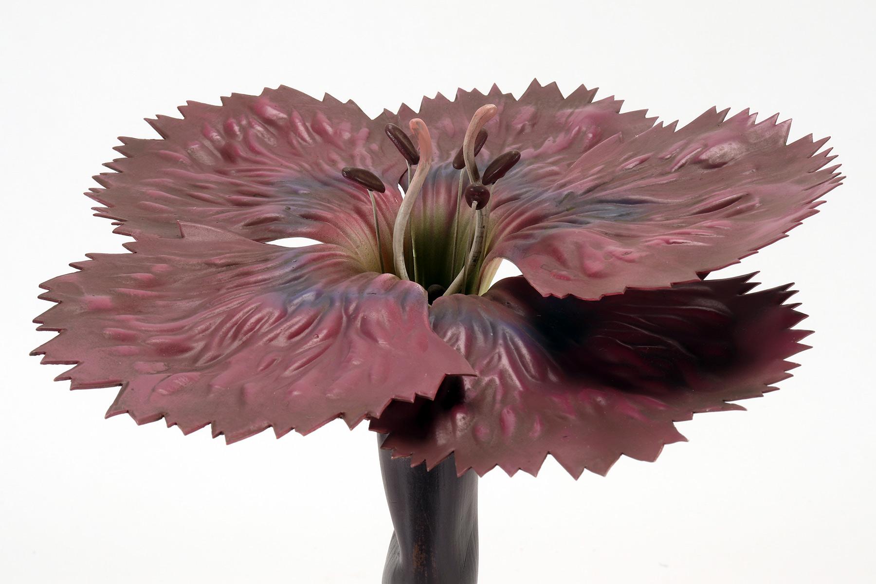 Ein botanisches Modell einer Carnation-Blume, Paravia, Italien 1940.  im Zustand „Gut“ im Angebot in Milan, IT