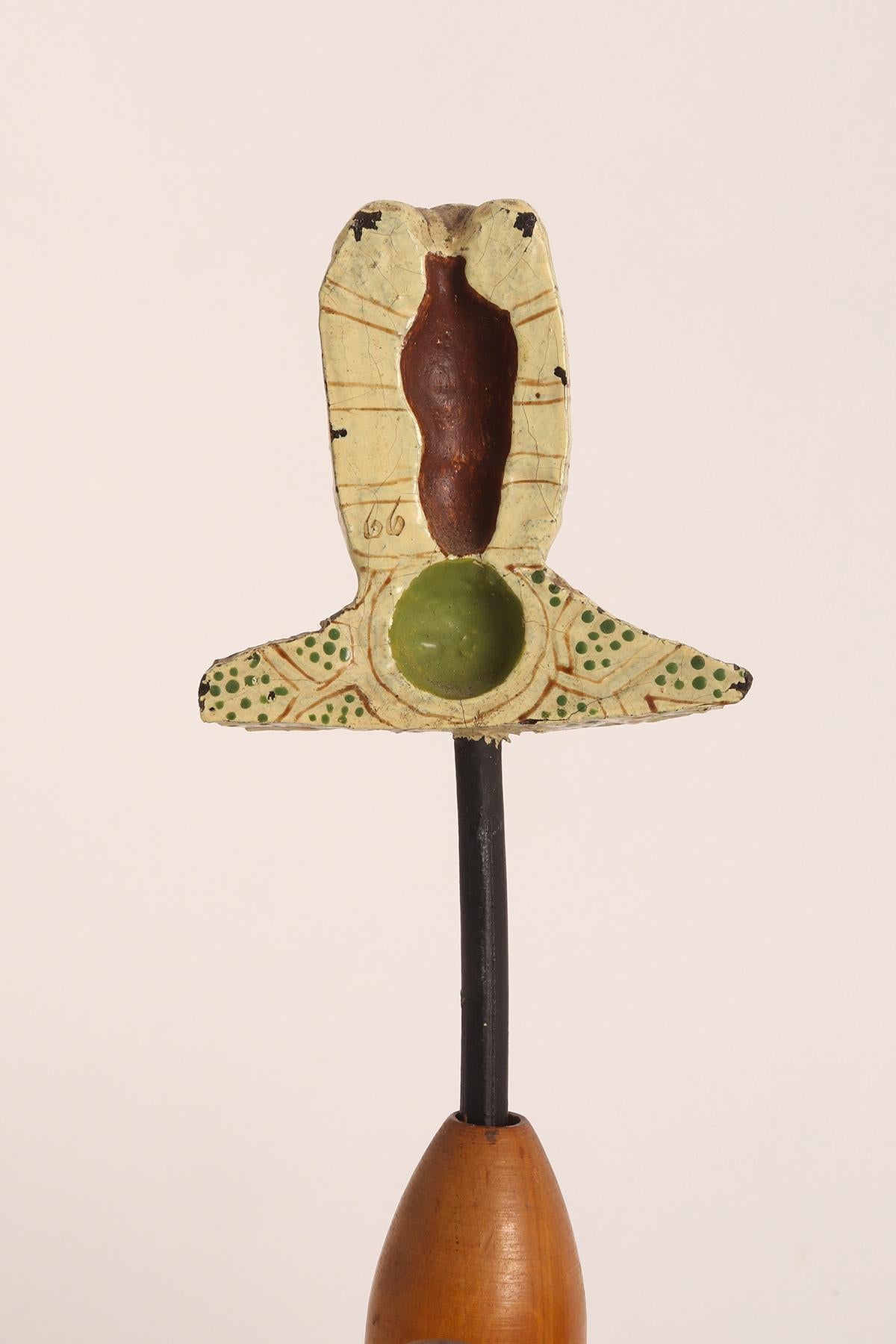 Plâtre Modèle botanique d'une fougère Pteris serrulata, A. Dall'Eco, Italie 1880. en vente