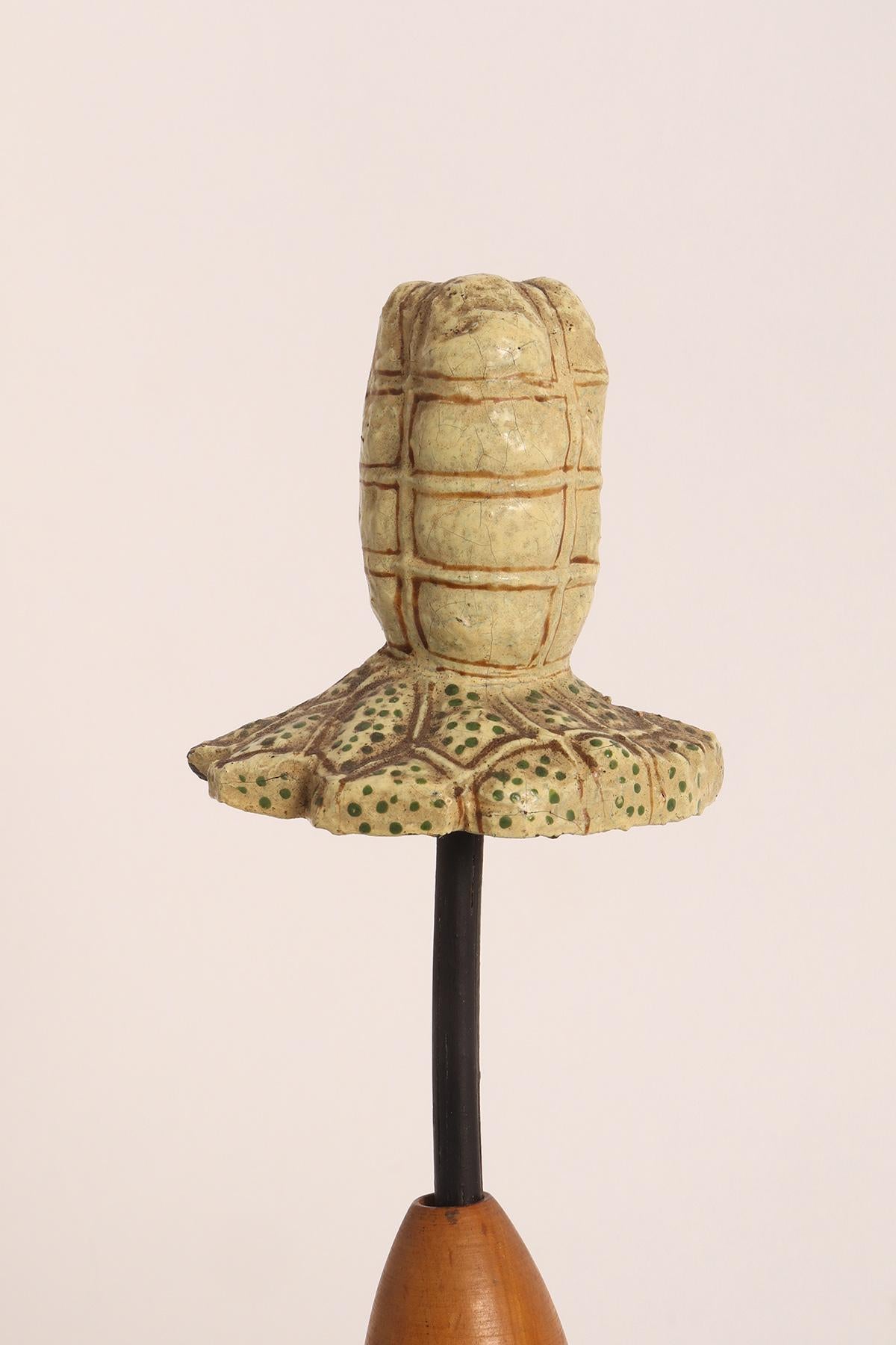 Modèle botanique d'une fougère Pteris serrulata, A. Dall'Eco, Italie 1880. en vente 1