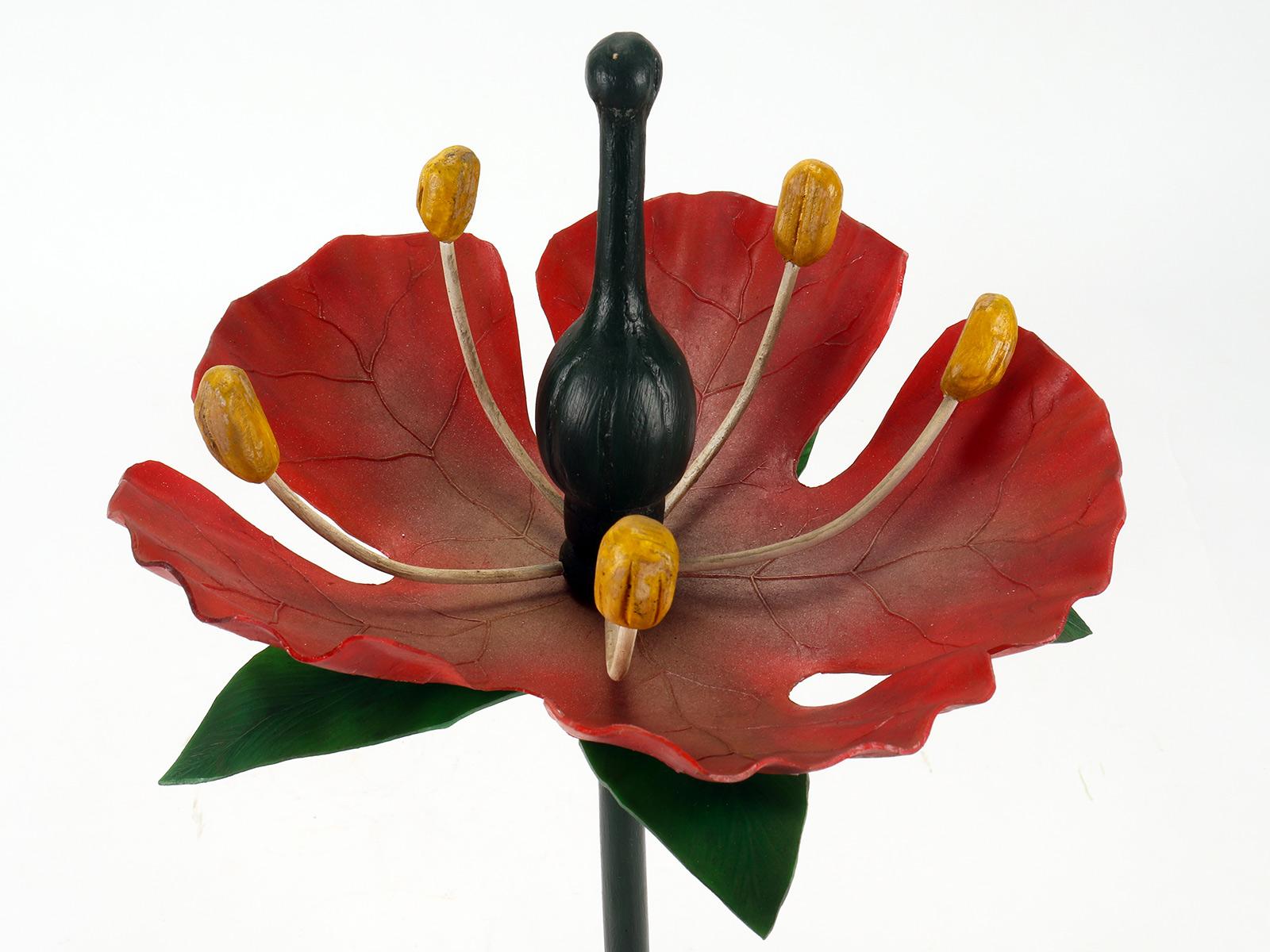 Botanicisches Modell einer roten Traubenblume, Paravia, Italien, 1940 im Zustand „Gut“ im Angebot in Milan, IT
