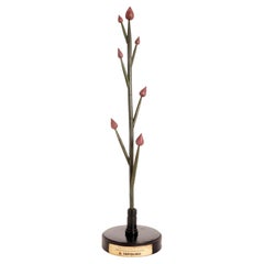 A botanic model of inflorescence, Flower Head by Paravia. Milan, Italy 1930.