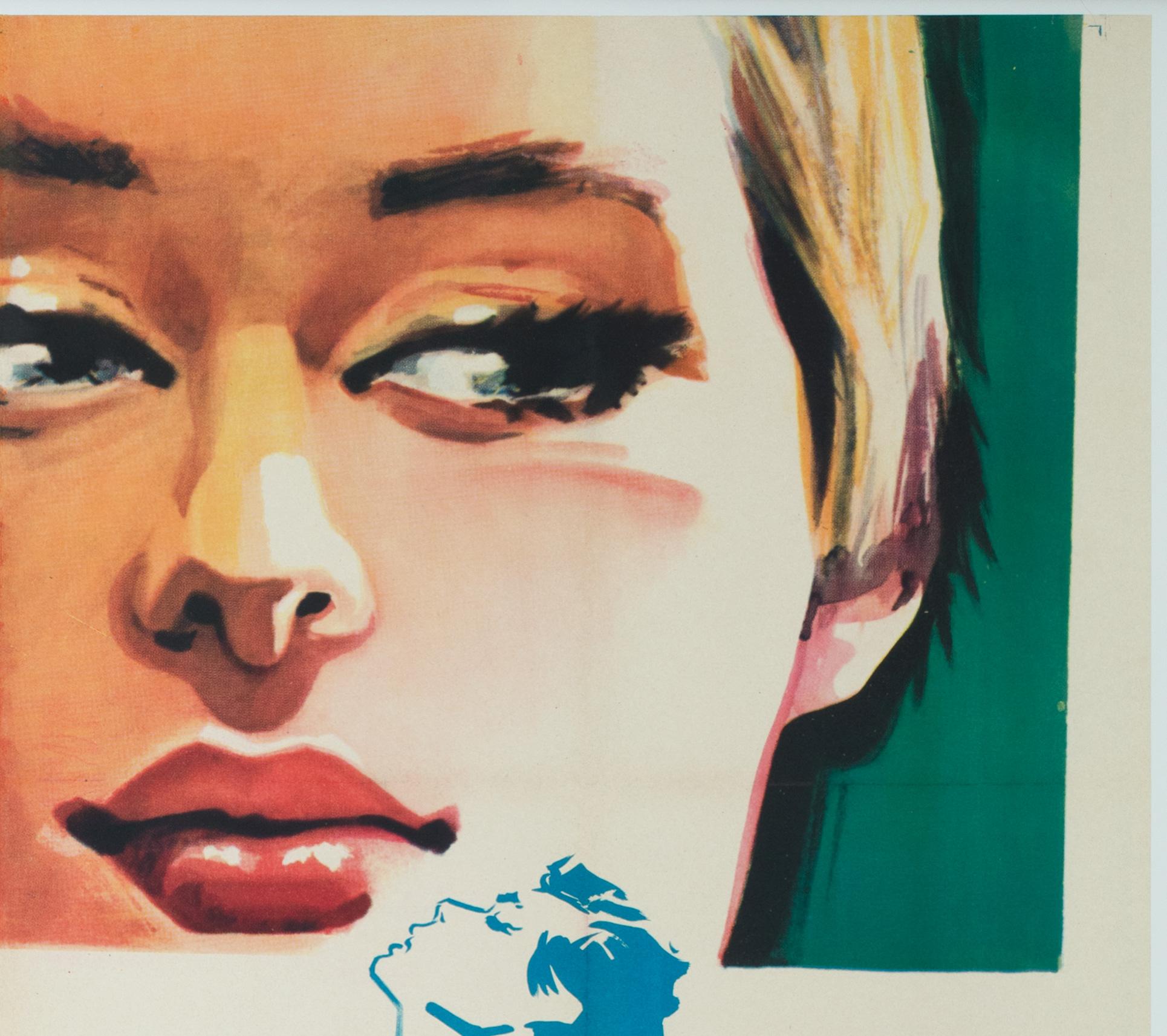 A BOUT DE SOUFFLE 1960 Französisches Grande-Filmplakat, Filmplakat, CLEMENT HUREL (20. Jahrhundert) im Angebot